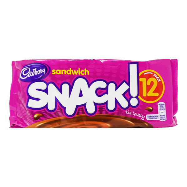 Cadbury Snack Sandwich 12 Pack 264g - Blighty's British Store