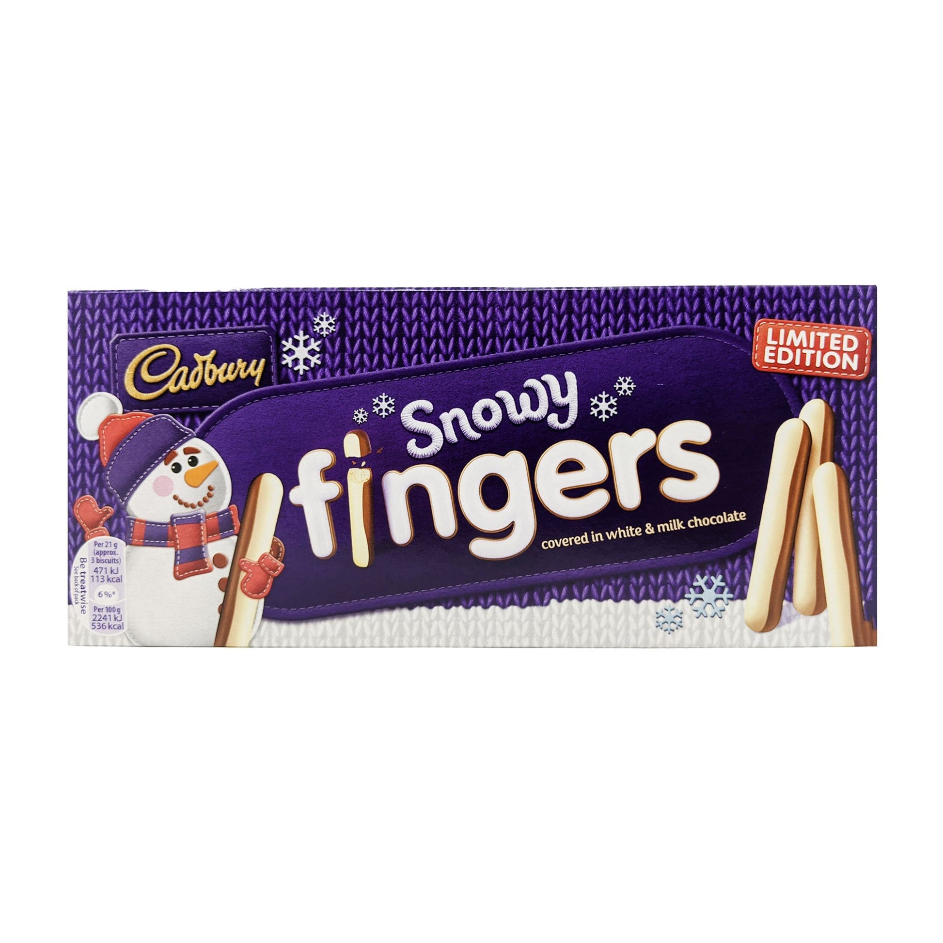 Cadbury Snowy Fingers 115g - Blighty's British Store