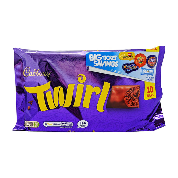 Cadbury Twirl 10 Pack (10 x 21.5g) - Blighty's British Store