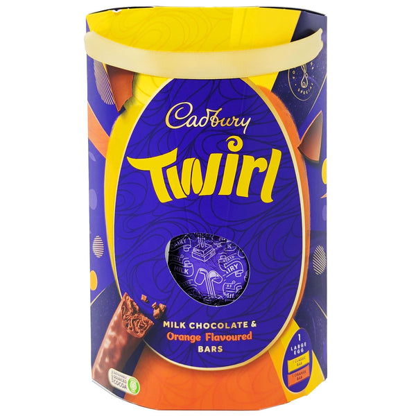 Cadbury Twirl Large Easter Egg 241g - Blighty's British Store