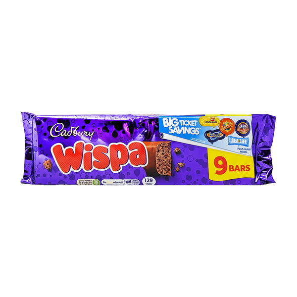 Cadbury Wispa 9 Pack (9 x 23.7g) - Blighty's British Store