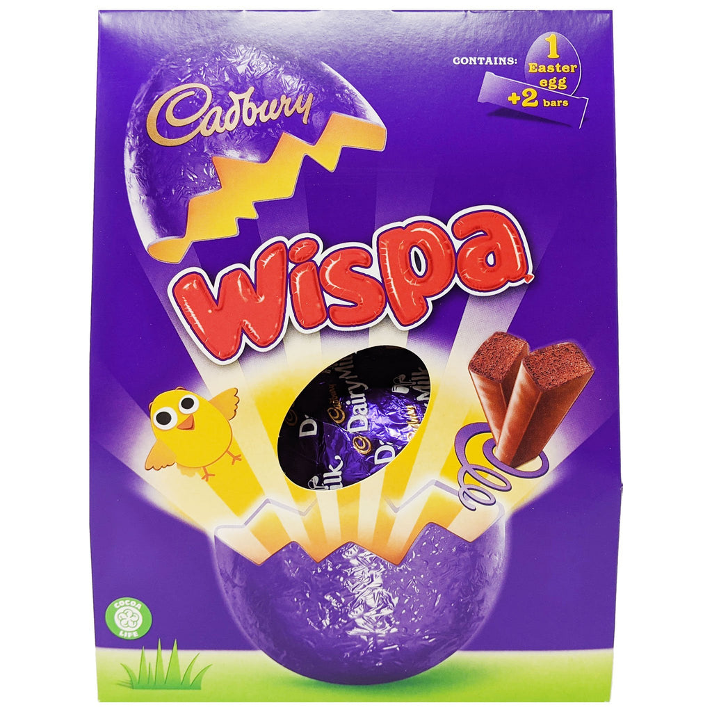 Cadbury Wispa Easter Egg 224g - Blighty's British Store