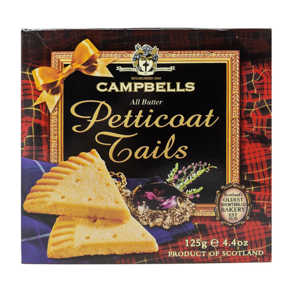 Campbells All Butter Shortbread Petticoat Tails 125g - Blighty's British Store