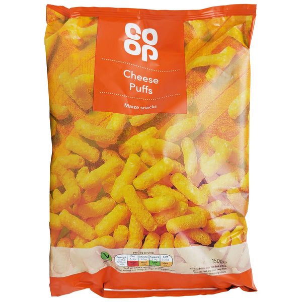 Co-op Cheese Puffs 150g - Blighty's British Store