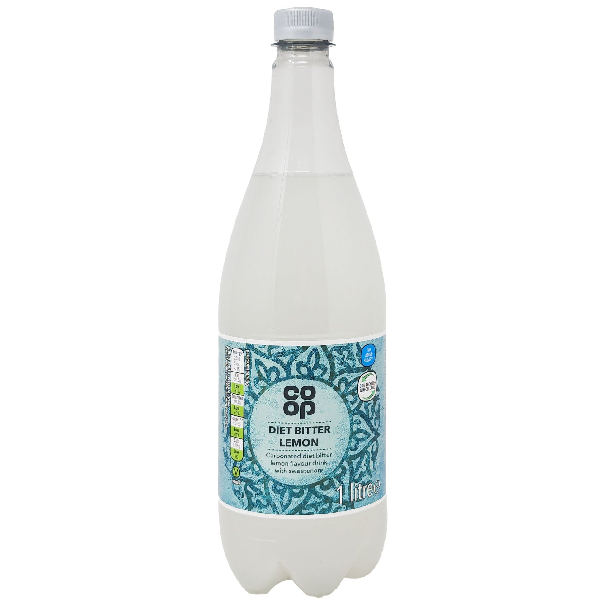 Co-op Diet Bitter Lemon 1L - Blighty's British Store