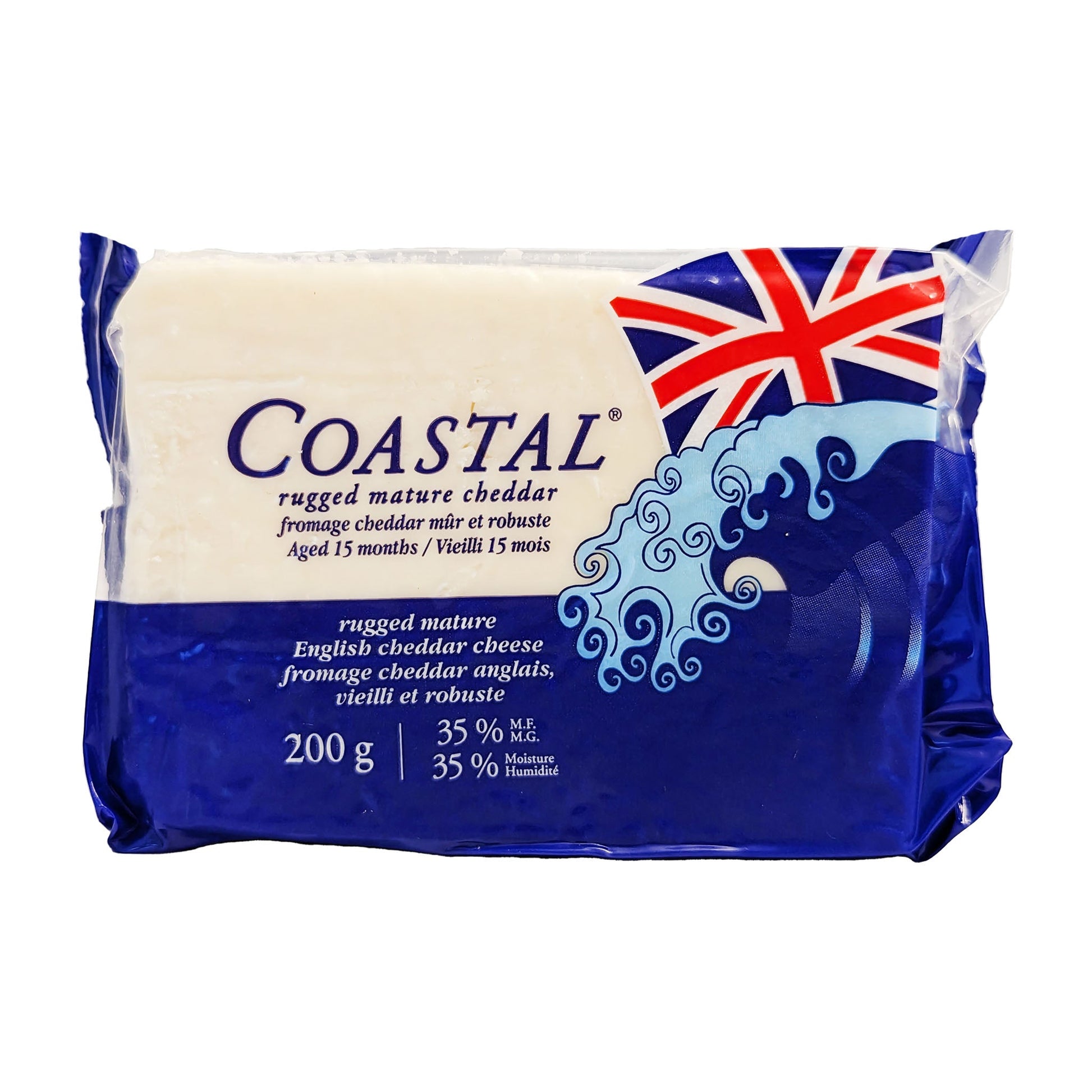 Coastal Rugged Mature Cheddar 200g - Blighty's British Store
