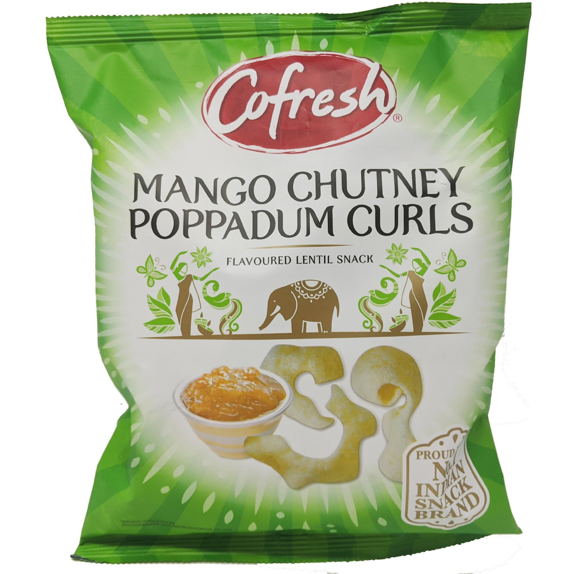 Cofresh Mango Chutney Poppadum Curls 80g - Blighty's British Store