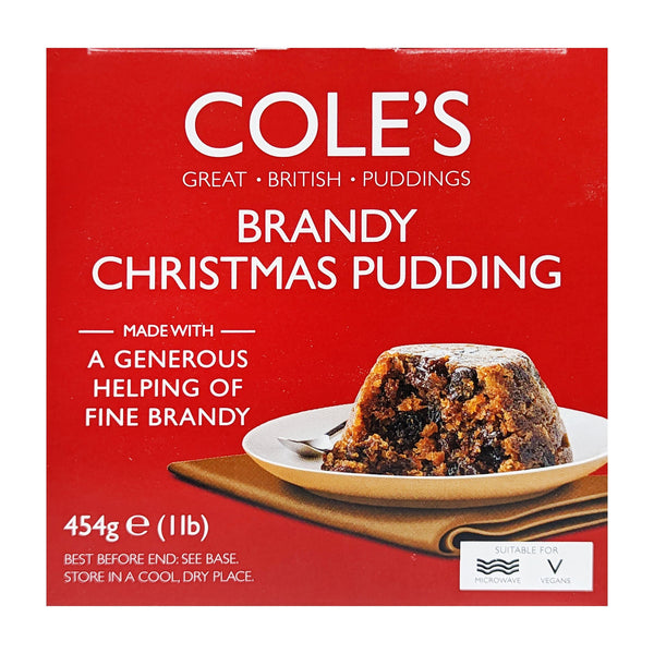 Cole's Brandy Christmas Pudding 454g - Blighty's British Store