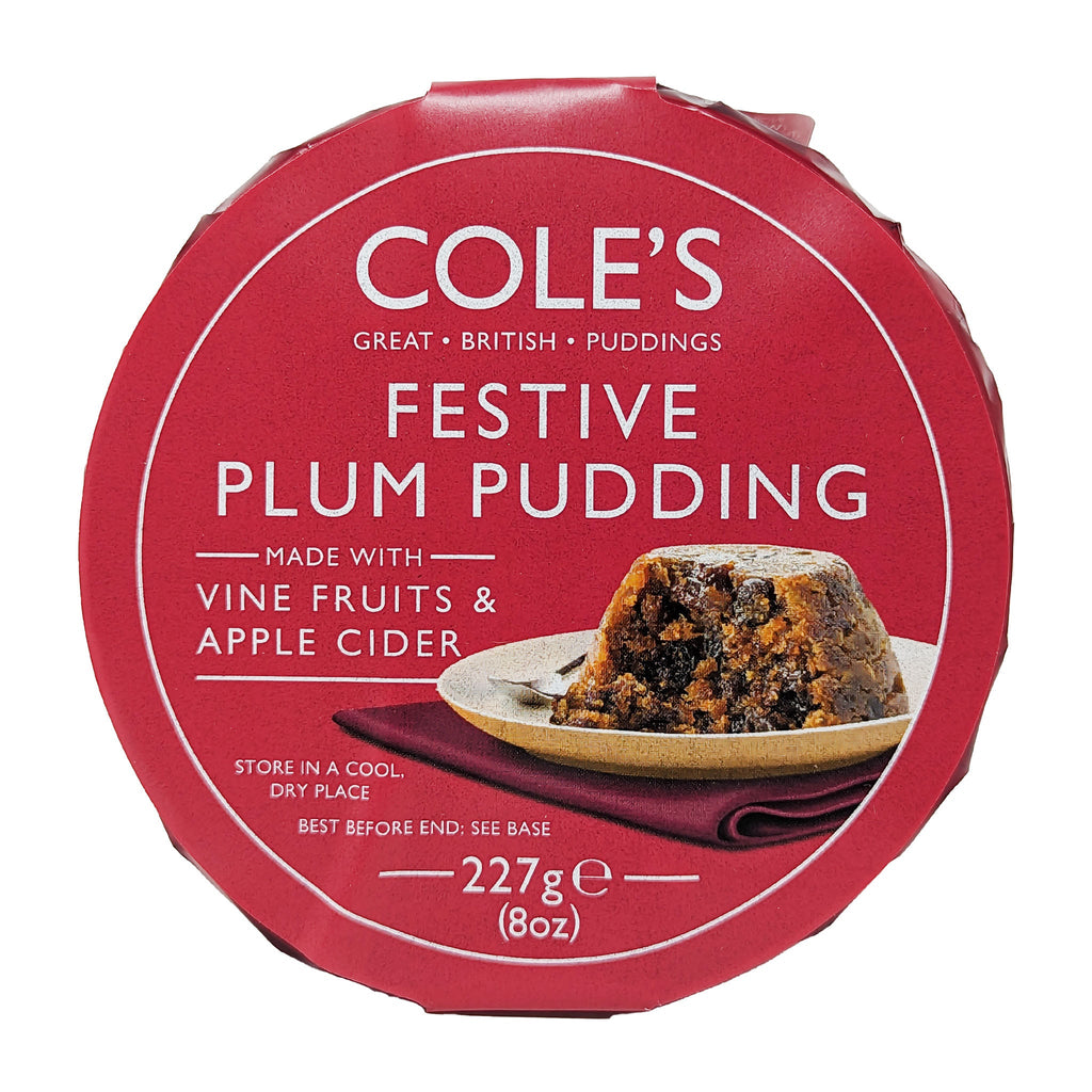 Cole's Festive Plum Pudding 227g - Blighty's British Store