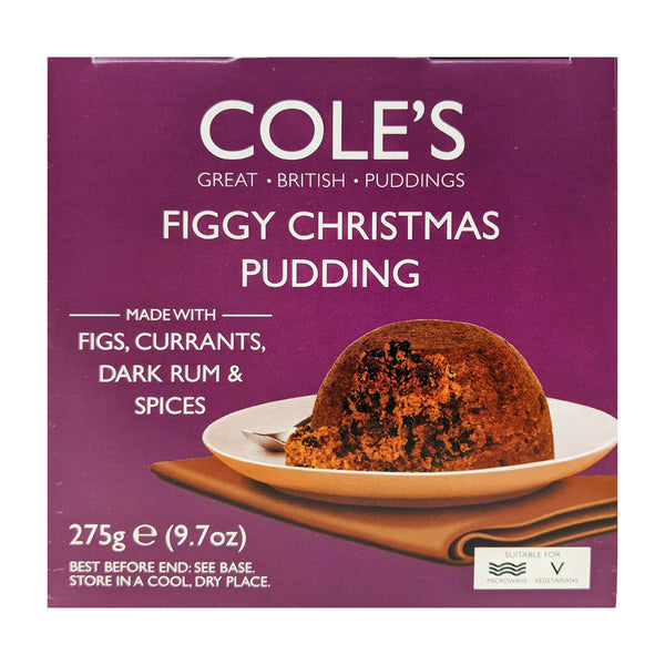 Cole's Figgy Christmas Pudding 275g - Blighty's British Store