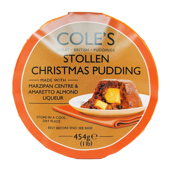 Cole's Stollen Christmas Pudding 454g - Blighty's British Store