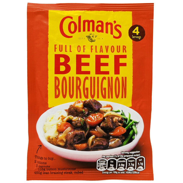 Colman's Beef Bourguignon 40g - Blighty's British Store