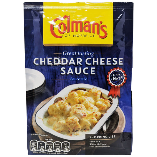 Colman's Cheddar Cheese Sauce 40g - Blighty's British Store