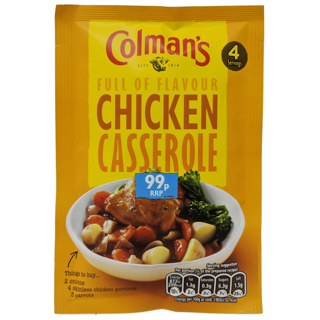 Colman's Chicken Casserole 40g - Blighty's British Store