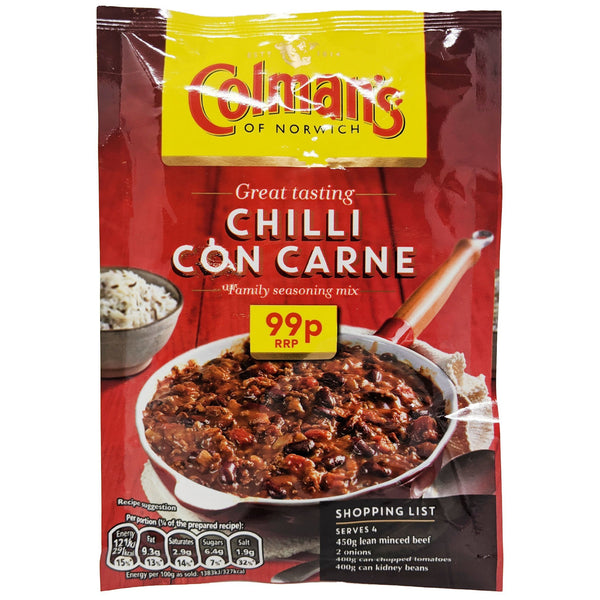 Colman's Chili Con Carne 50g - Blighty's British Store