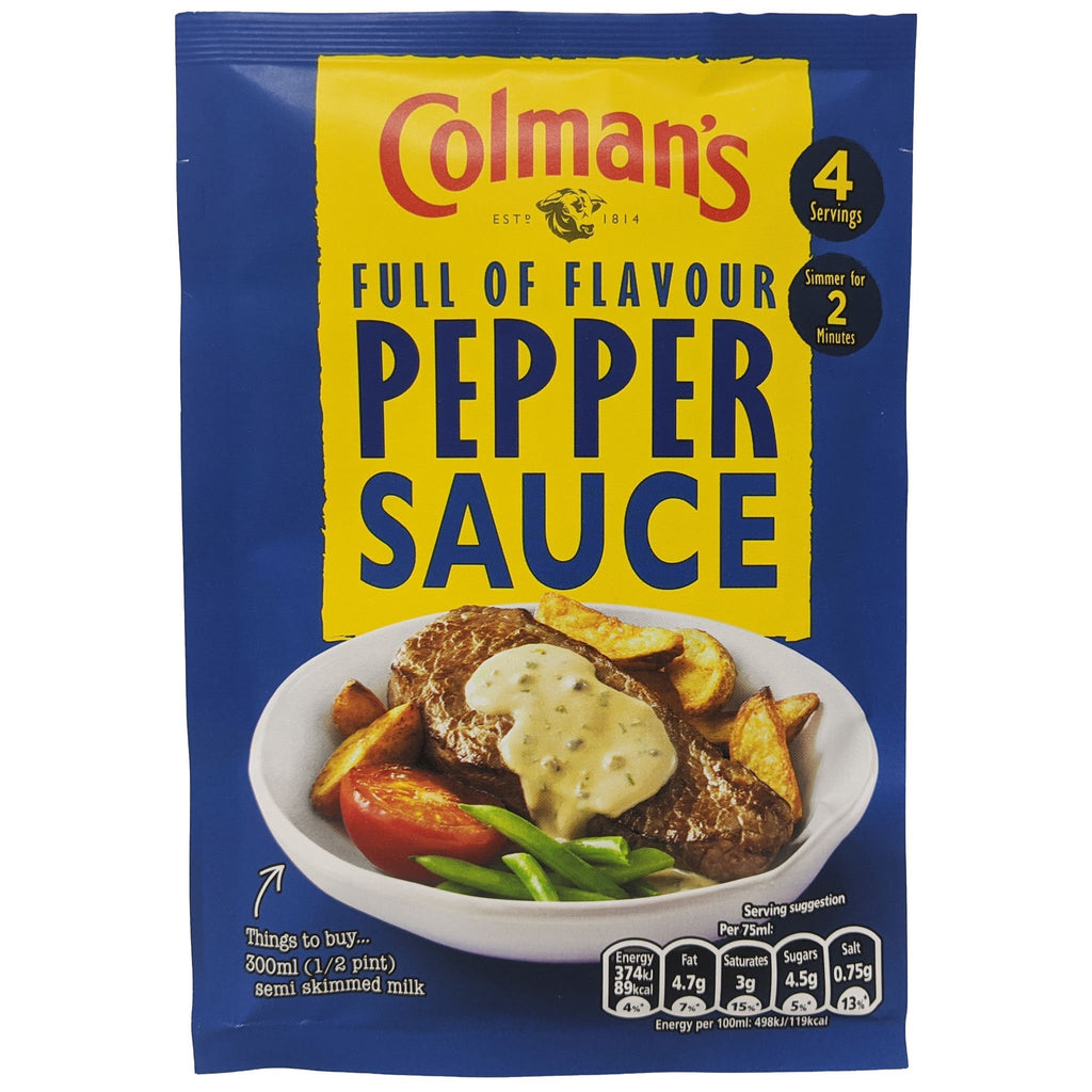 Colman's Pepper Sauce 40g - Blighty's British Store
