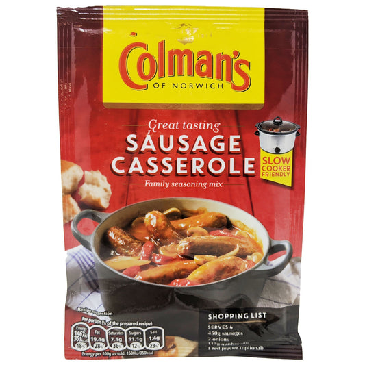 Colman's Sausage Casserole 39g - Blighty's British Store