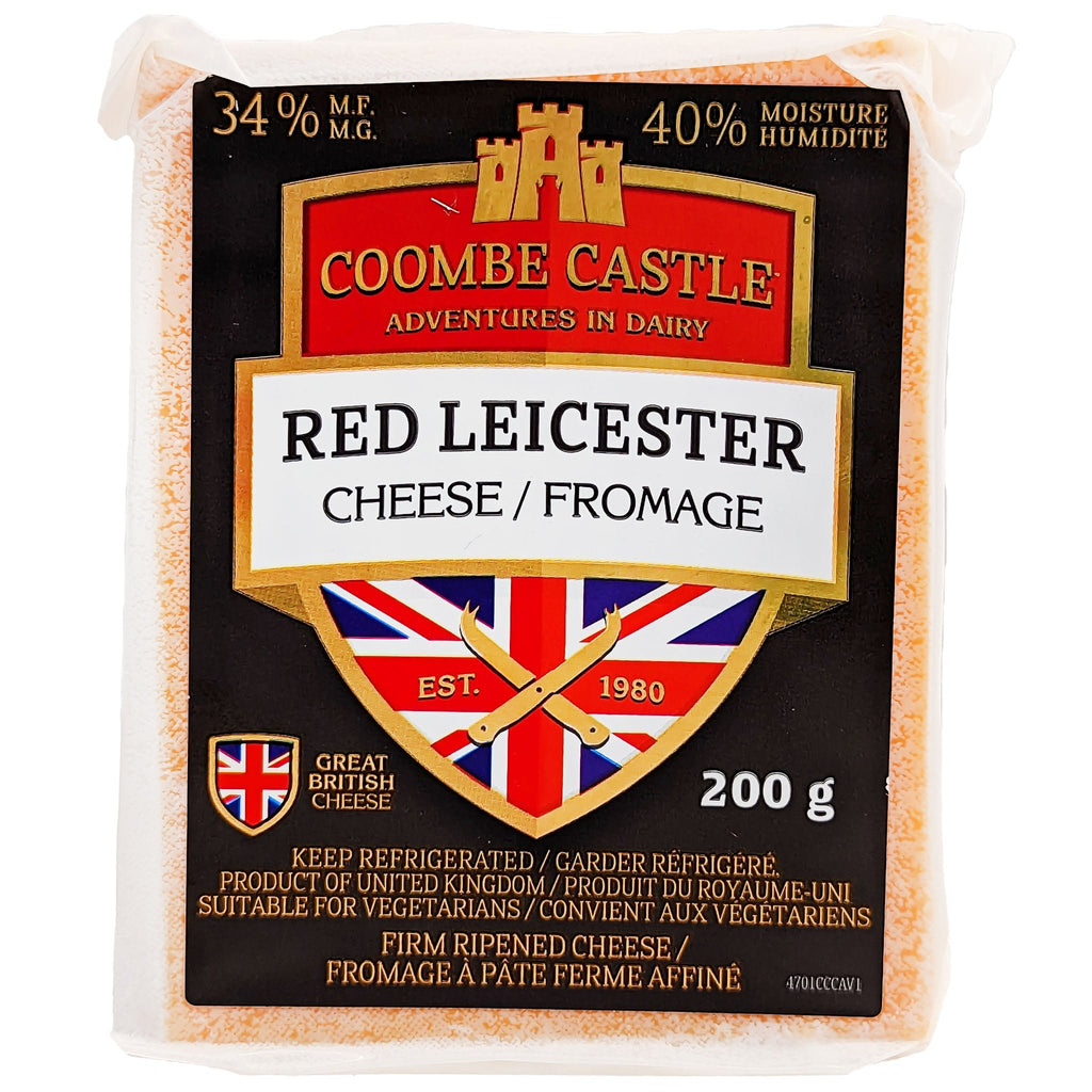 Chease Red Coombe Castle Red Leicester Cheese 200g – Blighty's British Store