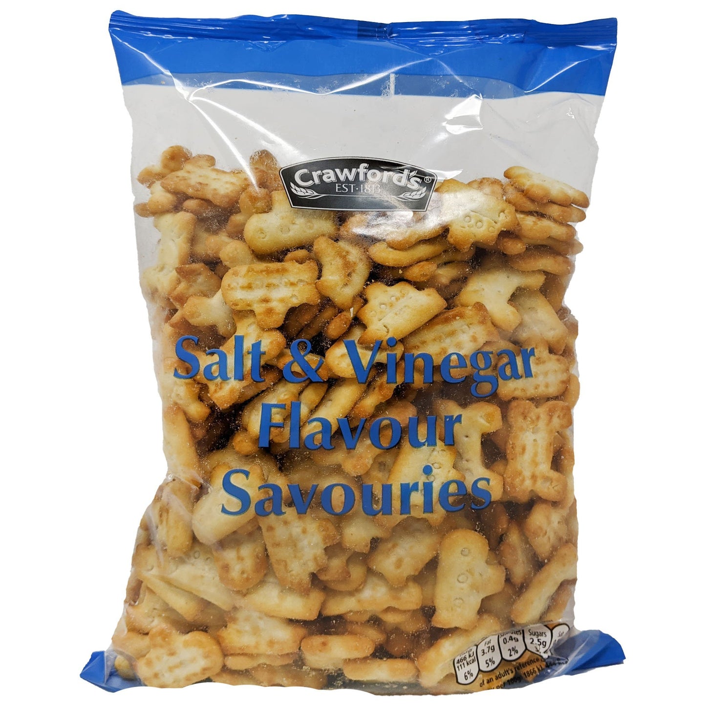Crawford's Salt & Vinegar Flavour Savouries 250g - Blighty's British Store