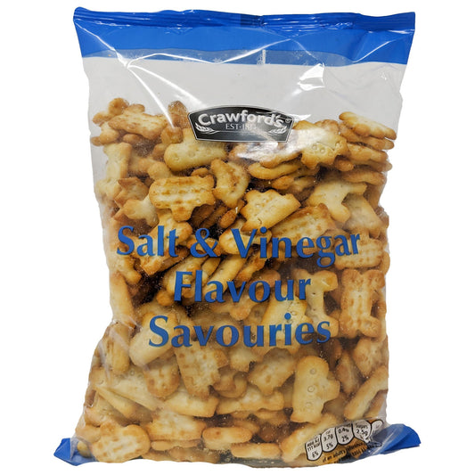 Crawford's Salt & Vinegar Flavour Savouries 250g - Blighty's British Store