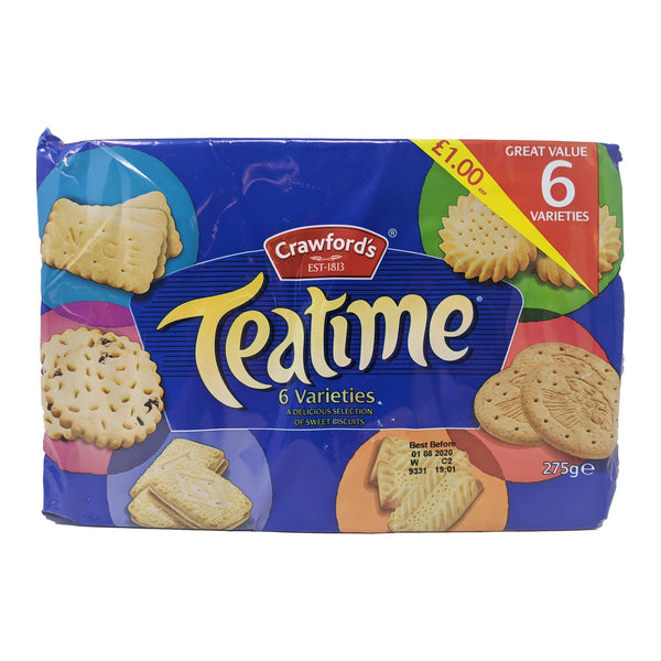 Crawford's Teatime Biscuits Variety Pack 275g - Blighty's British Store
