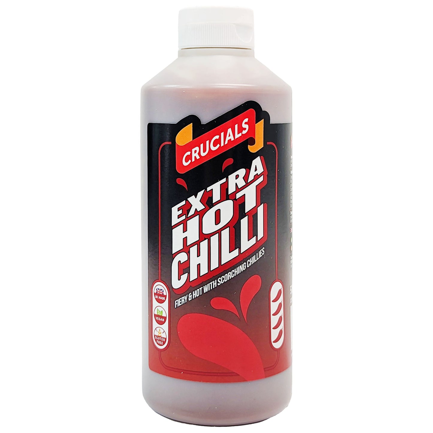 Crucials Extra Hot Chilli 500ml - Blighty's British Store