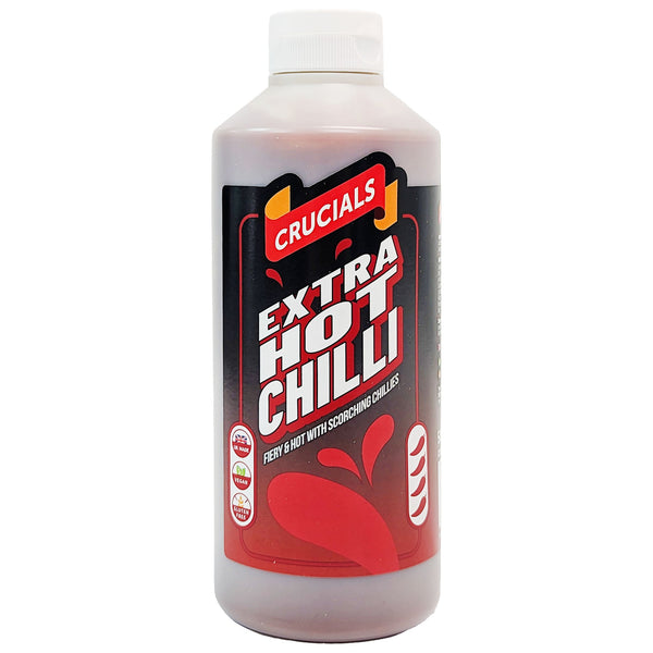 Crucials Extra Hot Chilli 500ml - Blighty's British Store