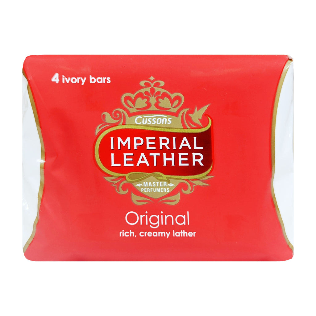 Cussons Imperial Leather Original Bar Soap 4 Pack - Blighty's British Store