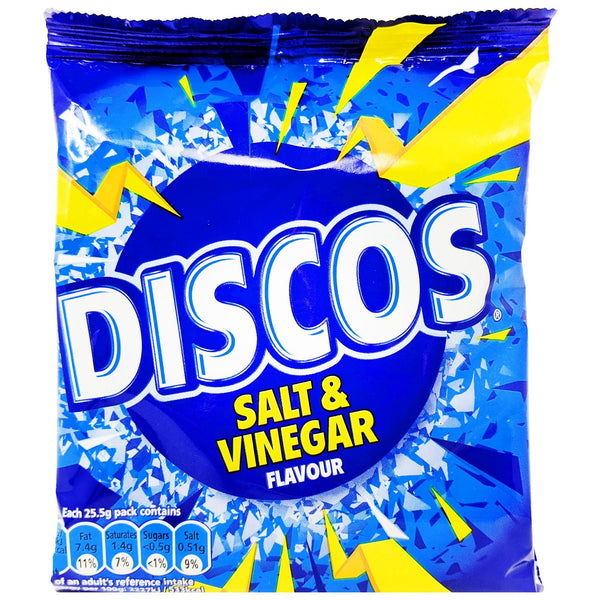 Discos Salt & Vinegar 25.5g - Blighty's British Store