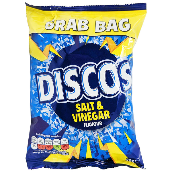 Discos Salt & Vinegar Grab Bag 50g - Blighty's British Store