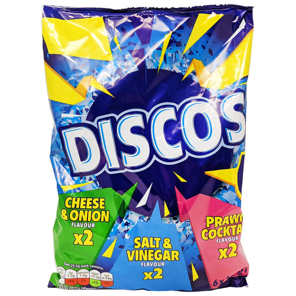 Discos Variety 6 Pack (6 x 25.5g) - Blighty's British Store