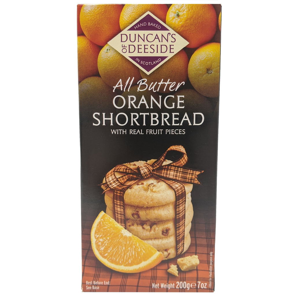 Duncan's Of Deeside All Butter Orange Shortbread 200g - Blighty's British Store
