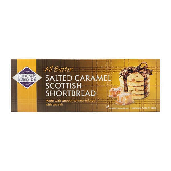 Duncan's of Deeside All Butter Salted Caramel Scottish Shortbread 150g - Blighty's British Store