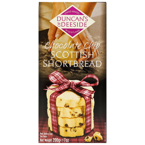 Duncan's of Deeside Chocolate Chip Scottish Shortbread 200g - Blighty's British Store