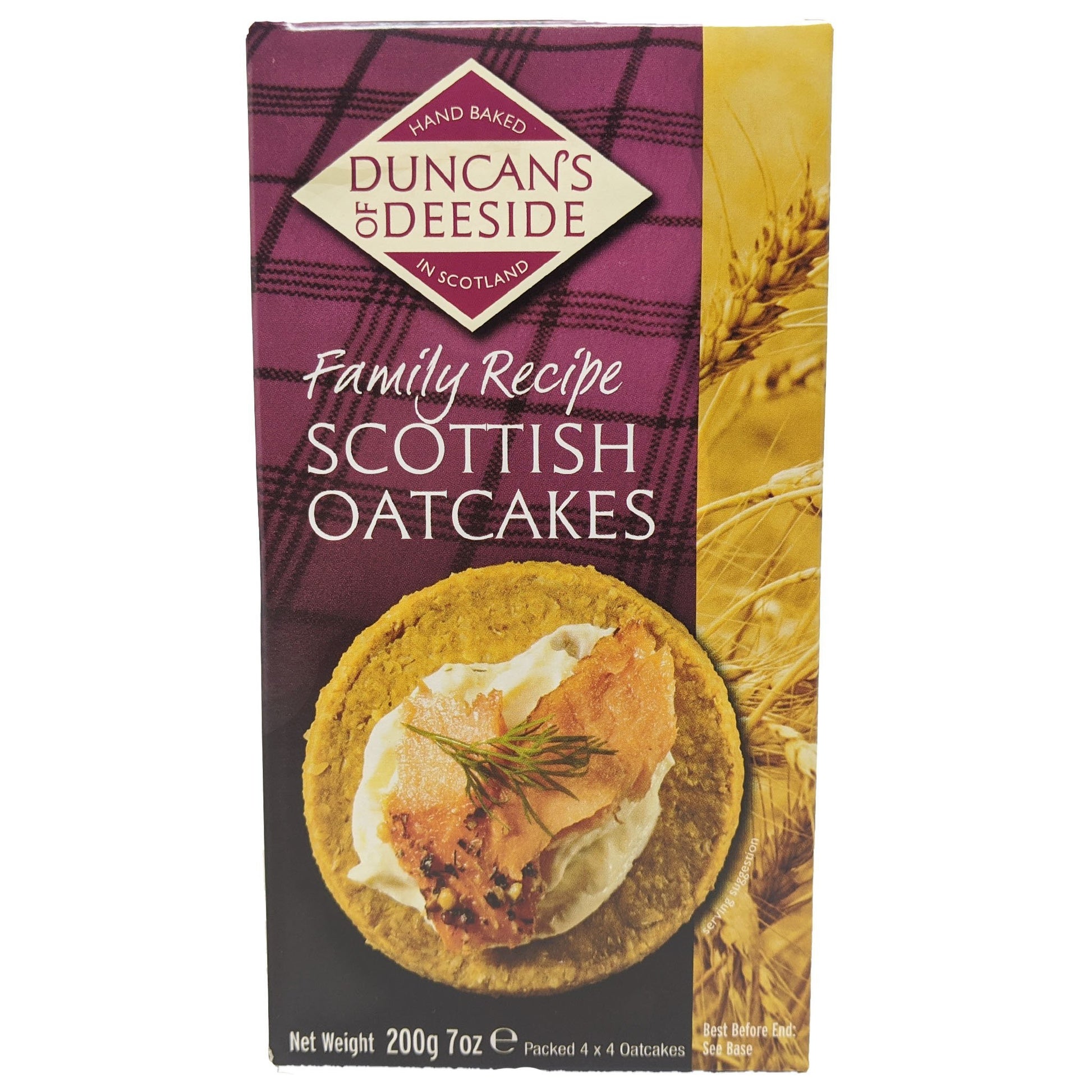 Duncan's of Deeside Family Recipe Scottish Oatcakes 200g - Blighty's British Store
