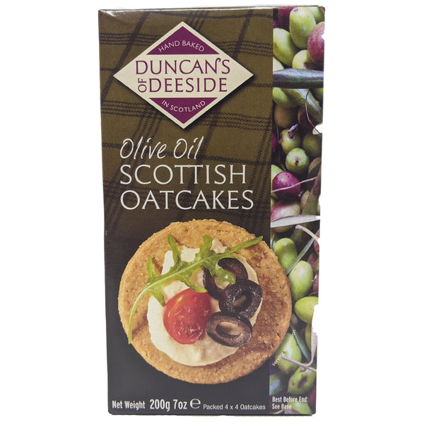 Duncan's of Deeside Olive Oil Scottish Oatcakes 200g - Blighty's British Store