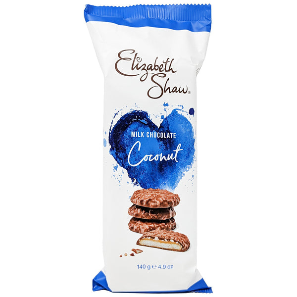 Elizabeth Shaw Milk Chocolate Coconut Biscuits 140g - Blighty's British Store