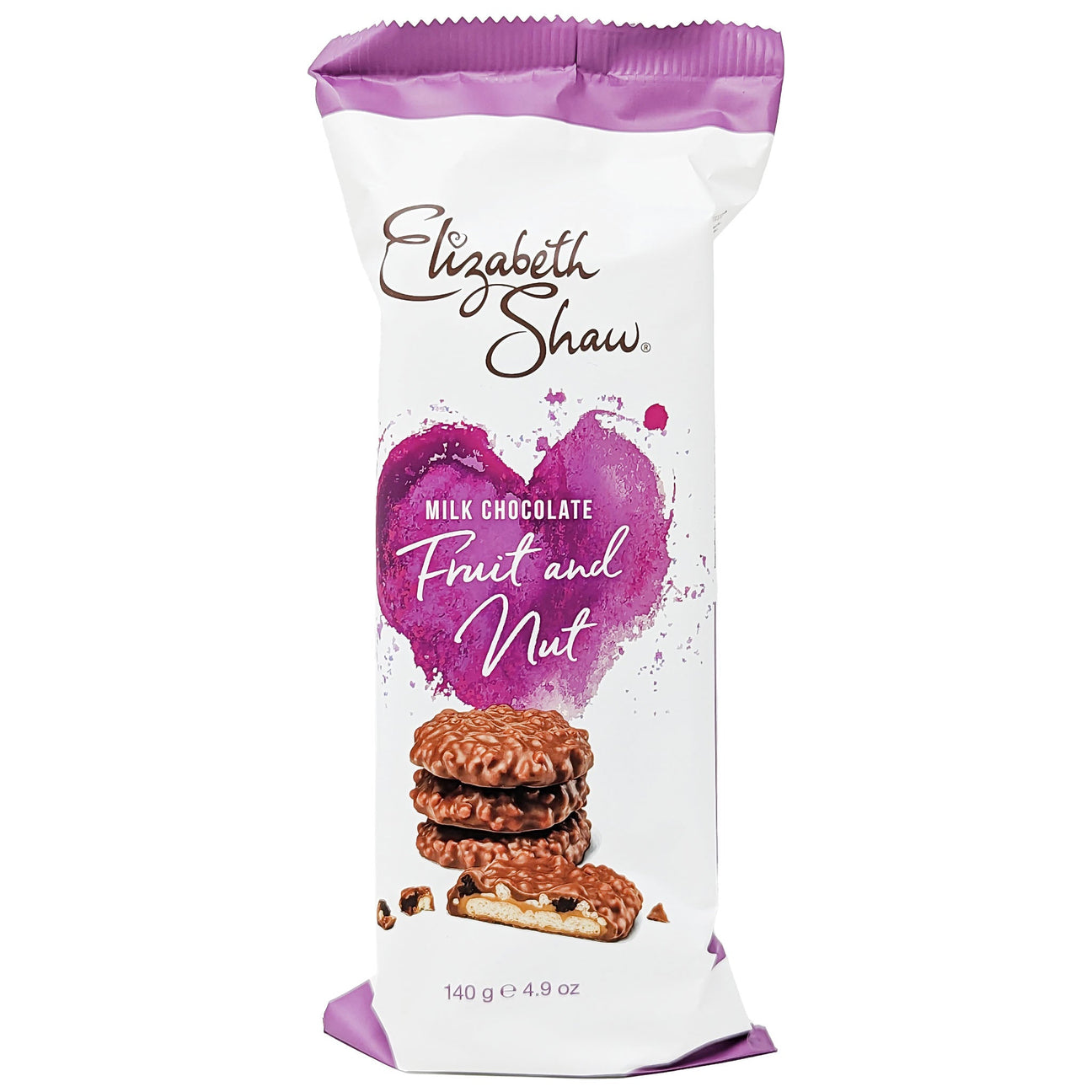 Elizabeth Shaw Milk Chocolate Fruit And Nut Biscuits 140g Blightys British Store 3280