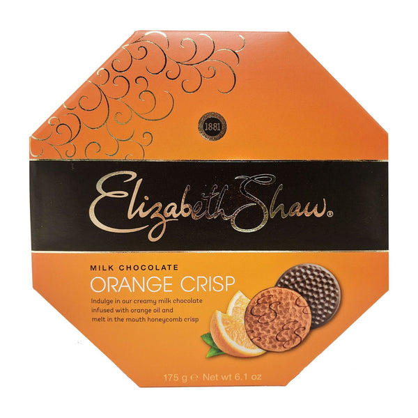 Elizabeth Shaw Milk Chocolate Orange Crisp 175g - Blighty's British Store