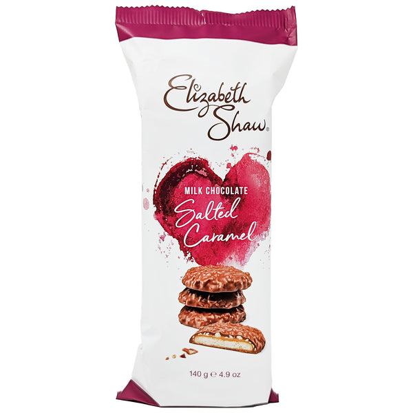Elizabeth Shaw Milk Chocolate Salted Caramel Biscuits 140g - Blighty's British Store