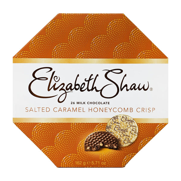 Elizabeth Shaw Salted Caramel Honeycomb Crisp 162g - Blighty's British Store