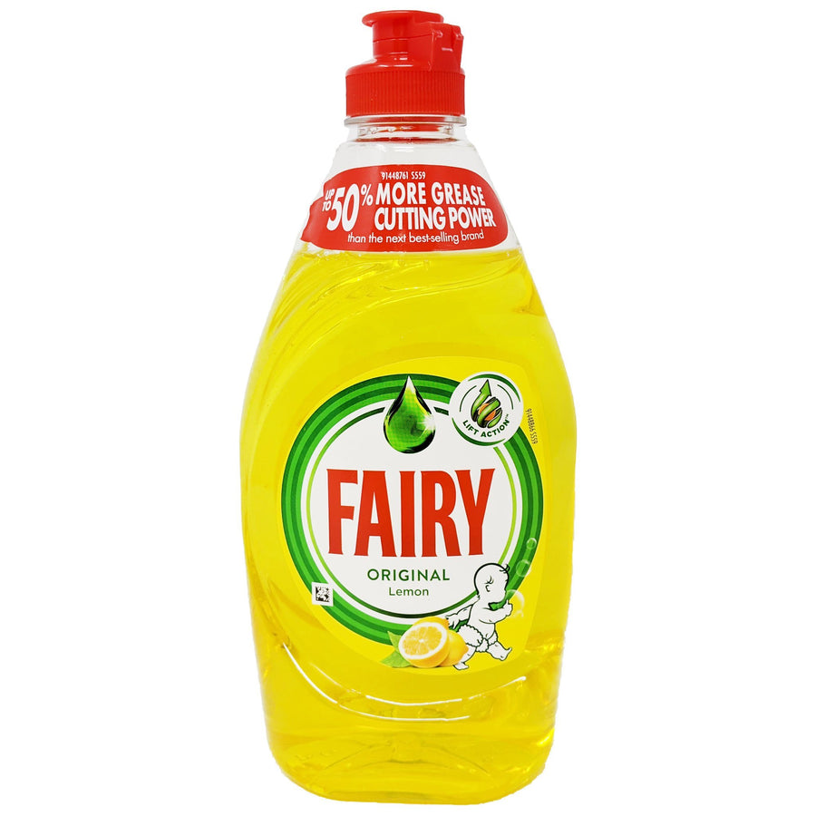 Fairy Original Lemon Liquid Dish Soap 320ml Blighty's British Store
