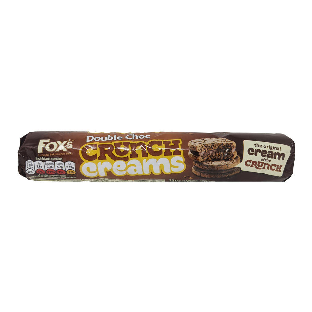 Fox's Double Choc Crunch Creams 230g - Blighty's British Store