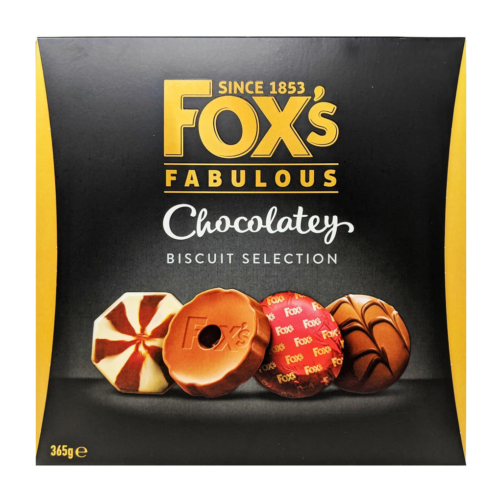 Fox's Fabulous Chocolatey Biscuit Selection Box 365g - Blighty's British Store