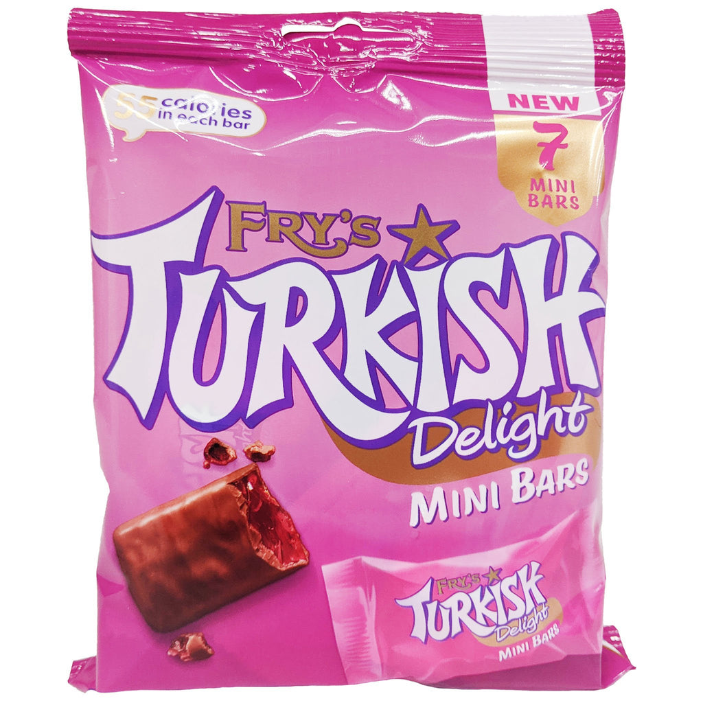 Fry's Turkish Delight Mini Bars 7 Pack 105g - Blighty's British Store