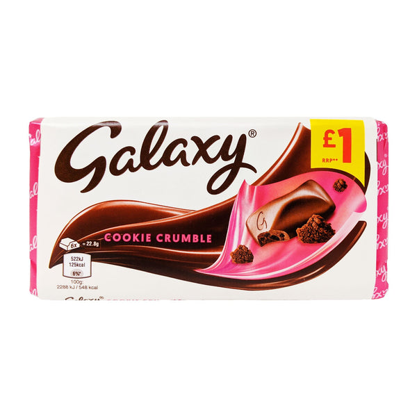 Galaxy Cookie Crumble 114g - Blighty's British Store