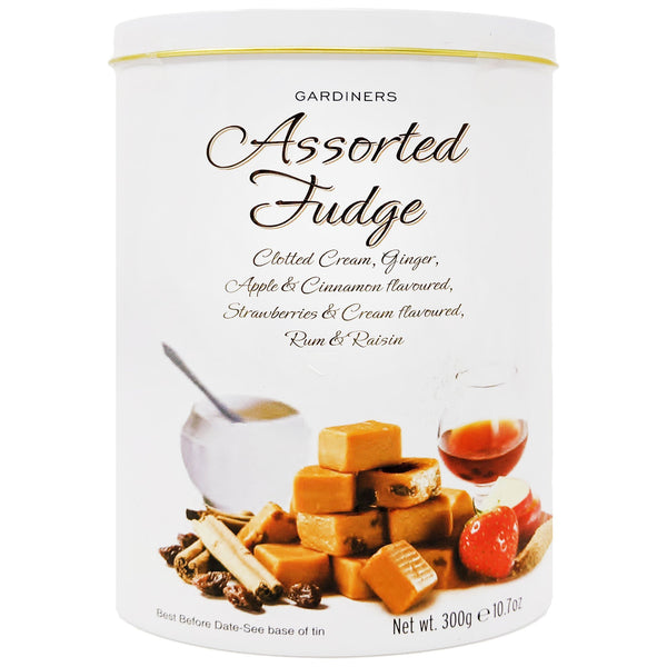 Gardiners Assorted Fudge Tin 300g - Blighty's British Store