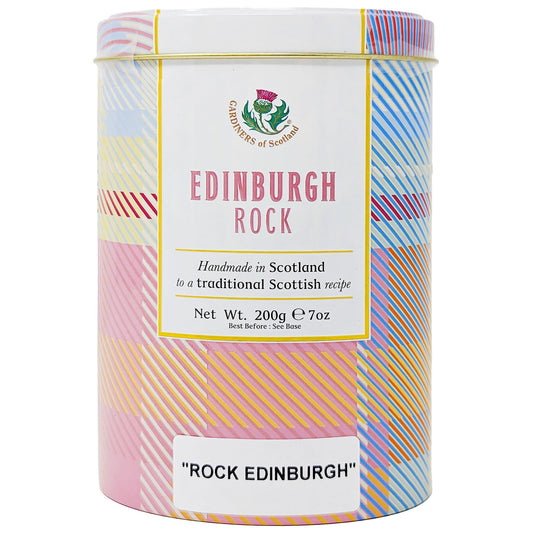 Gardiners of Scotland Edinburgh Rock Tin 200g - Blighty's British Store