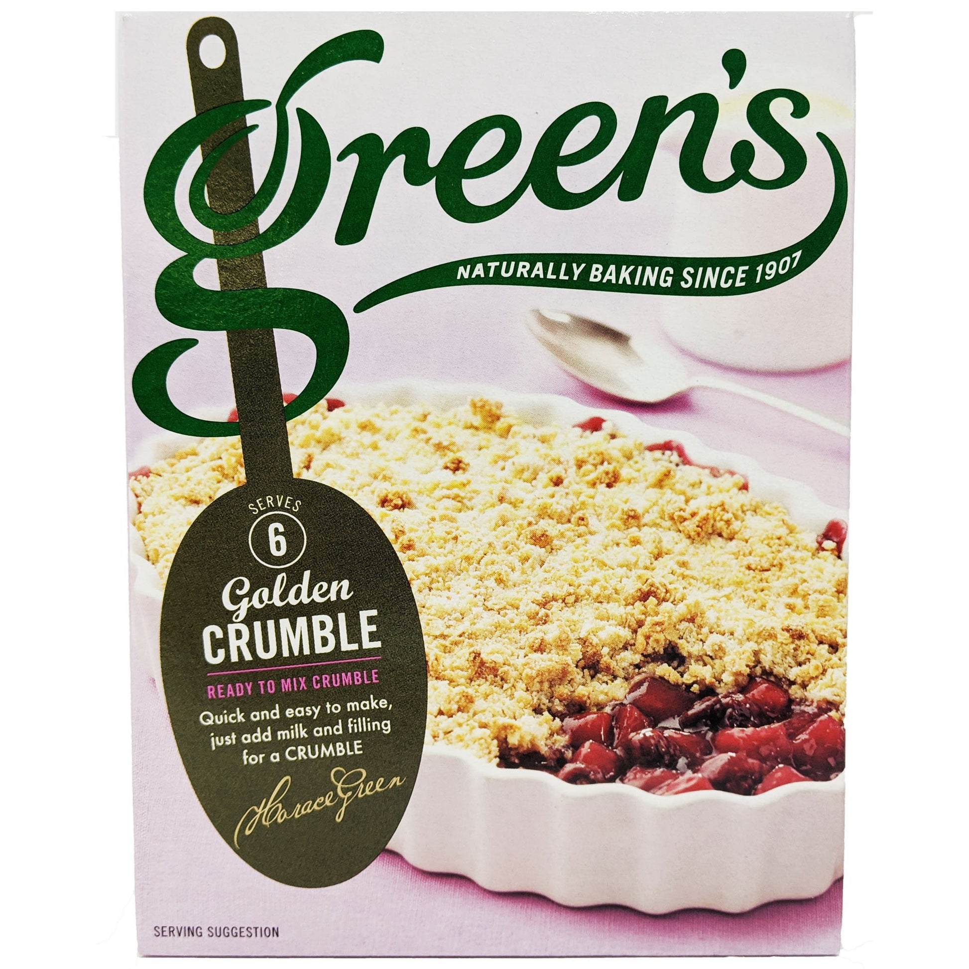 Green's Golden Crumble Mix 280g - Blighty's British Store