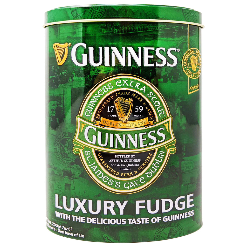 Guinness Luxury Fudge Tin 200g - Blighty's British Store
